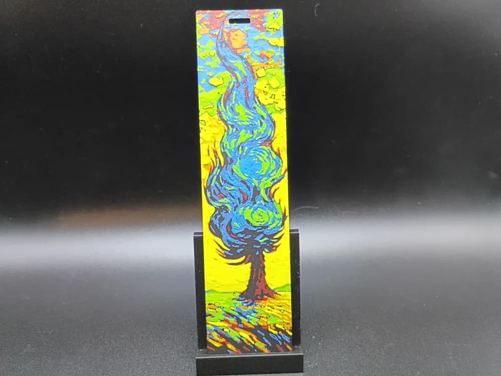Swirling Cypress Bookmark Swirling Cypress Bookmark