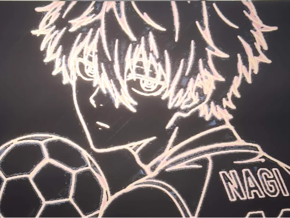 Blue Lock - Nagi Backlit Lineart Blue Lock - Nagi Backlit Lineart