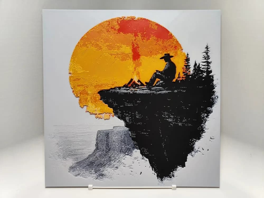 Cowboy Campfire - Hueforge