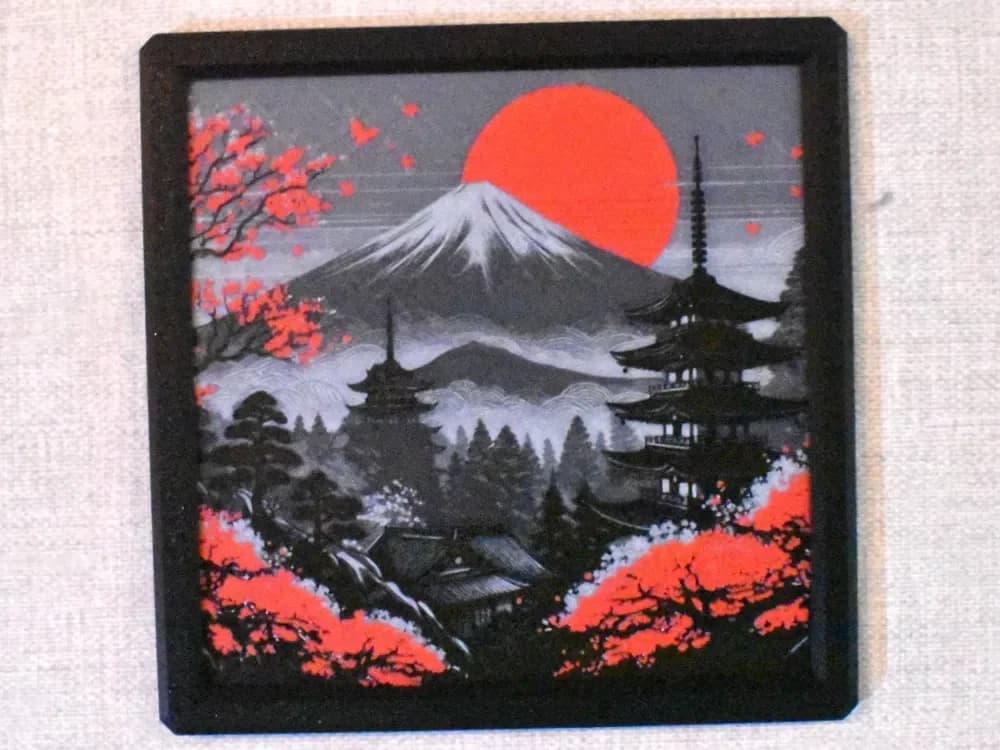 Japanese inspired Hueforge by Chris B HueForge model: Japanese inspired Hueforge by Chris B