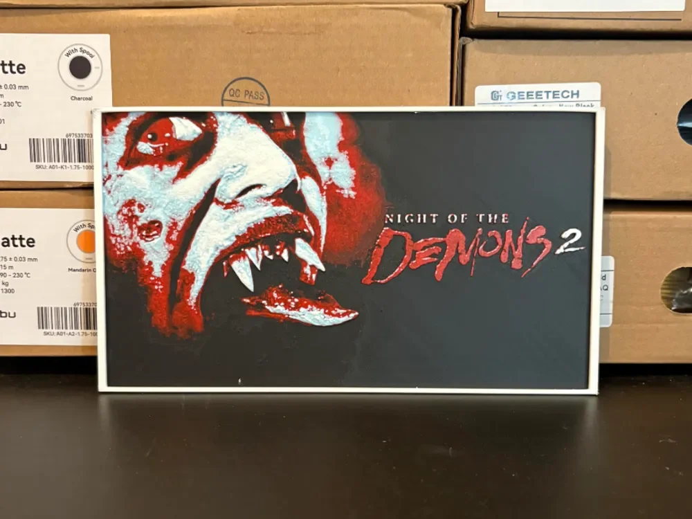 Night of the Demons 2 Hueforge by Estiv HueForge model: Night of the Demons 2 Hueforge by Estiv