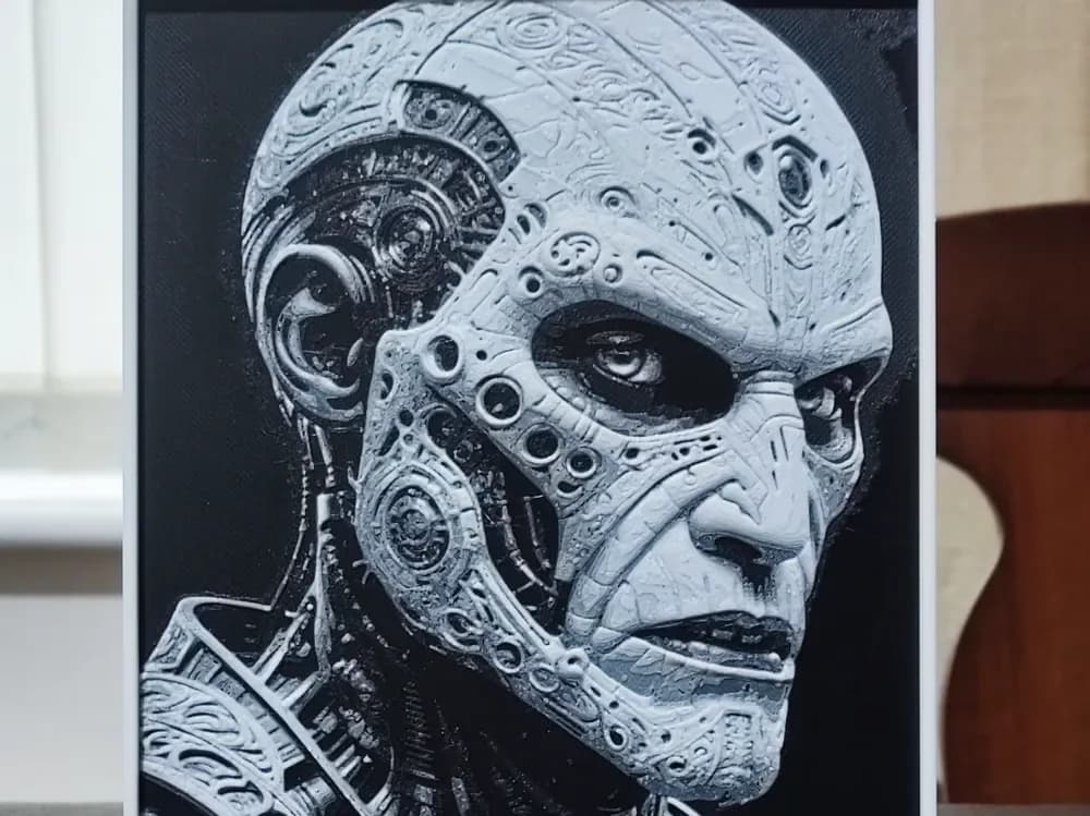 HueForge model: Terminator Evolved - HueForge 3 Color by BoDad