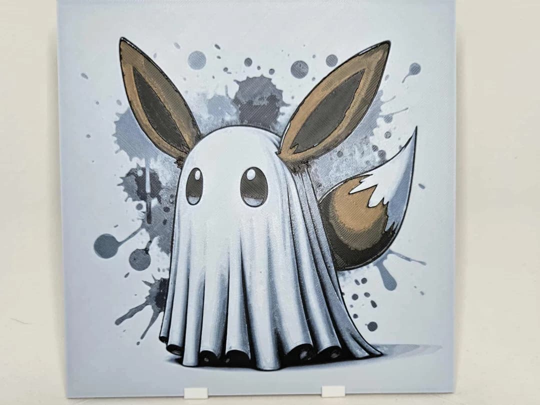 Graffiti Halloween Eevee Hueforge Graffiti Halloween Eevee Hueforge