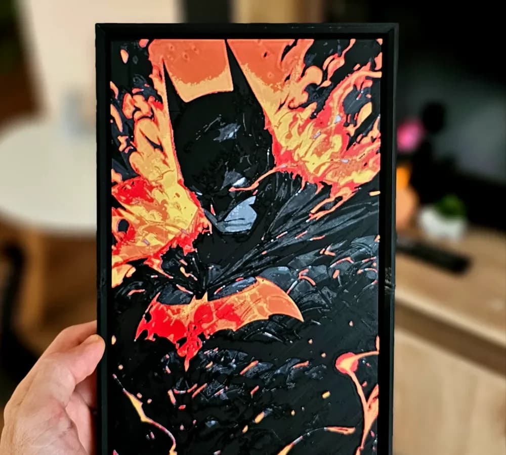 Batman - HueForge by C3D HueForge model: Batman - HueForge by C3D