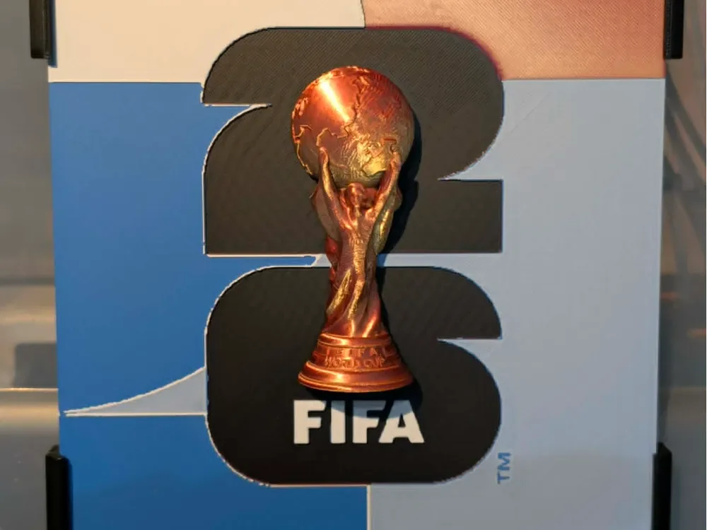 FIFA WORLD CUP 2026 - Hueforge 3D by Cré'Art 3D HueForge model: FIFA WORLD CUP 2026 - Hueforge 3D by Cré'Art 3D