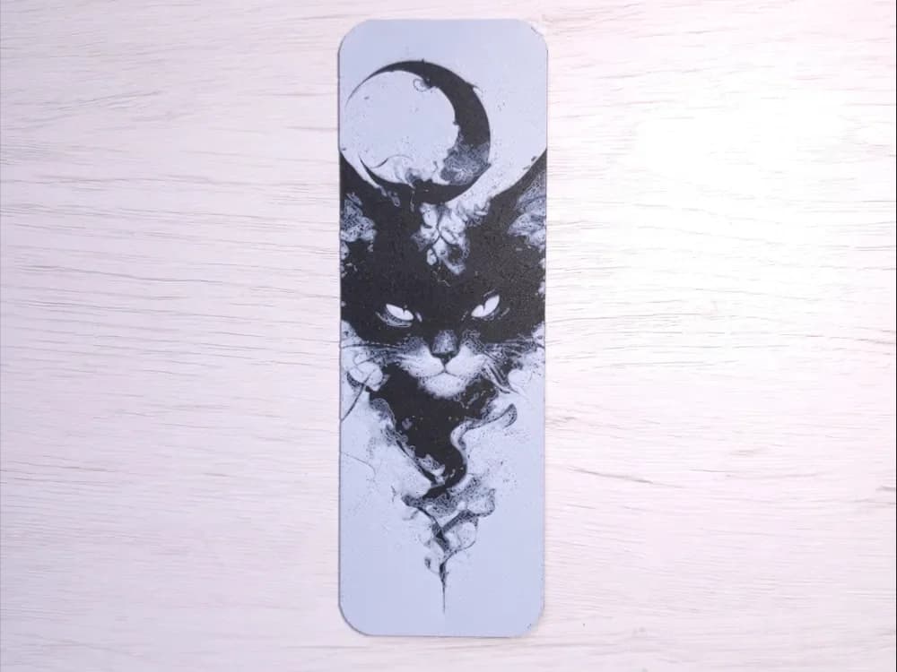 Cat Abstract Bookmark by Atrus Design HueForge model: Cat Abstract Bookmark by Atrus Design