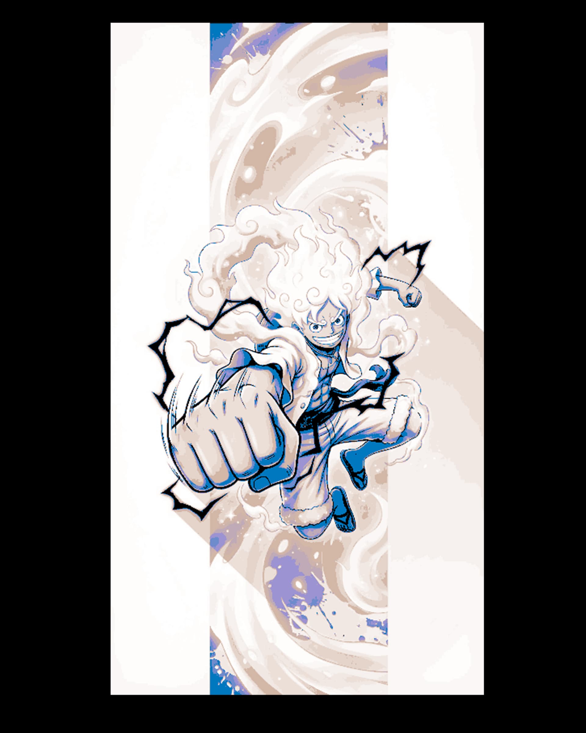 Hueforge Art - Fan made design of the character Luffy from the ANime One Piece Hueforge Art - Fan made design of the character Luffy from the ANime One Piece