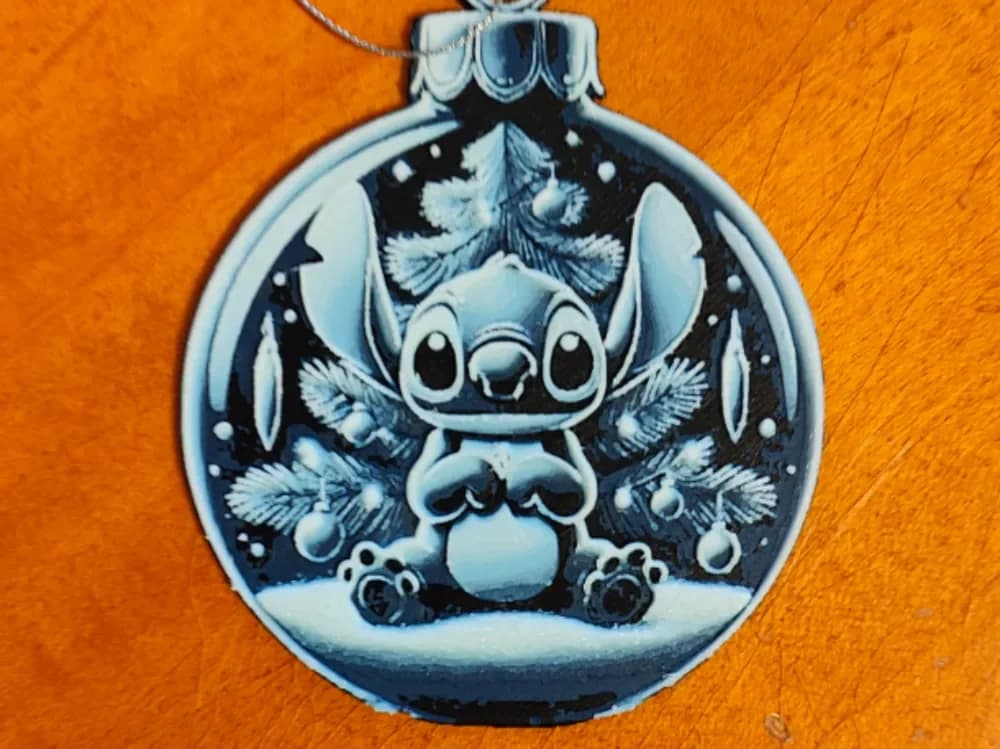 Stitch Christmas Ornament Bauble - 4 Colours Stitch Christmas Ornament Bauble - 4 Colours