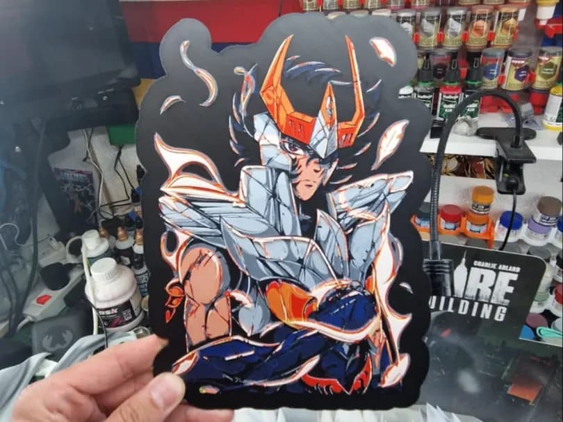 Saint Seiya Hueforge - Ikki Phoenix by Dakiren HueForge model: Saint Seiya Hueforge - Ikki Phoenix by Dakiren