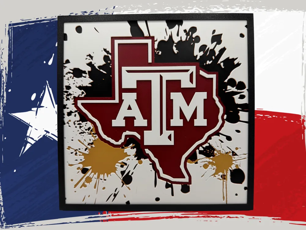 HueForge model: Texas A&M University Hueforge by Canadian Gamer