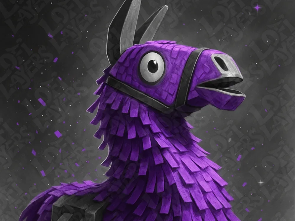 Fortnite Llama Hueforge by LoFi Layers HueForge model: Fortnite Llama Hueforge by LoFi Layers