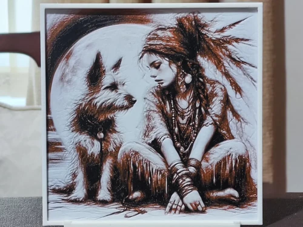 Her One True Friend - HueForge 3 Color