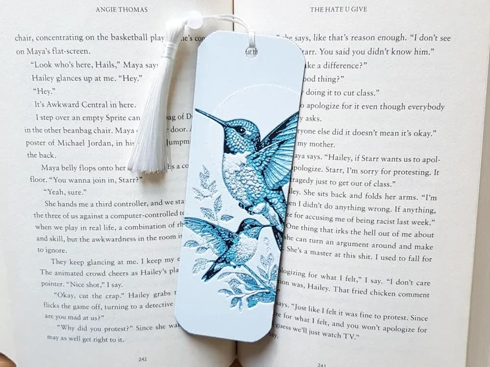 Bookmark, Hummingbirds by Dame Jo HueForge model: Bookmark, Hummingbirds by Dame Jo