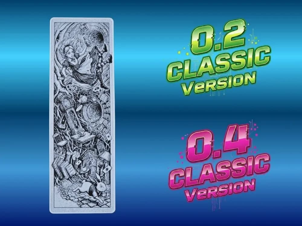 Alice in Wonderland 2 Bookmark by Atrus Design HueForge model: Alice in Wonderland 2 Bookmark by Atrus Design