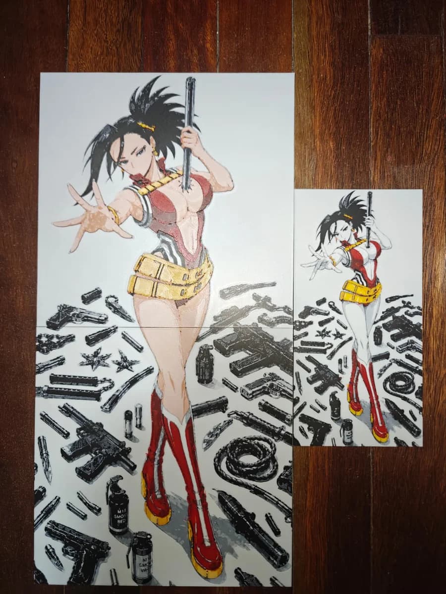Momo Yaoyorozu MHA by TheHueforgeLady HueForge model: Momo Yaoyorozu MHA by TheHueforgeLady