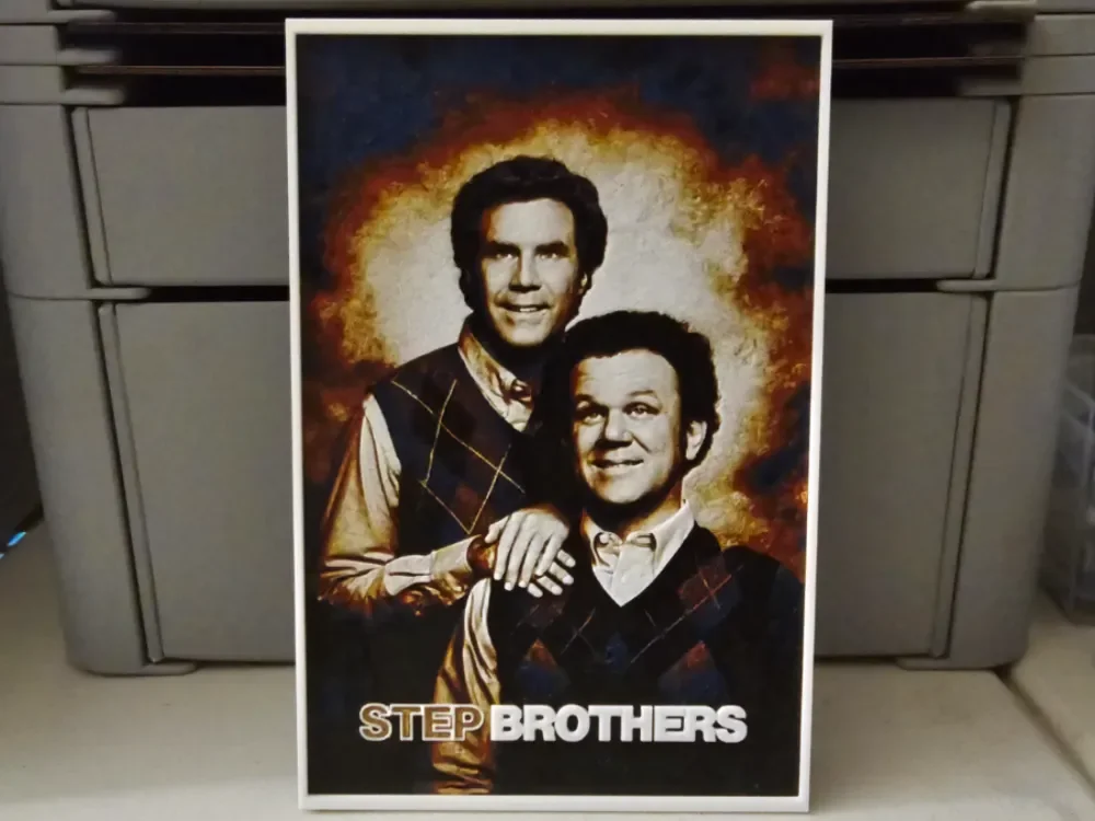 Step Brothers Movie Poster - Hueforge Art by Lumpy3D HueForge model: Step Brothers Movie Poster - Hueforge Art by Lumpy3D