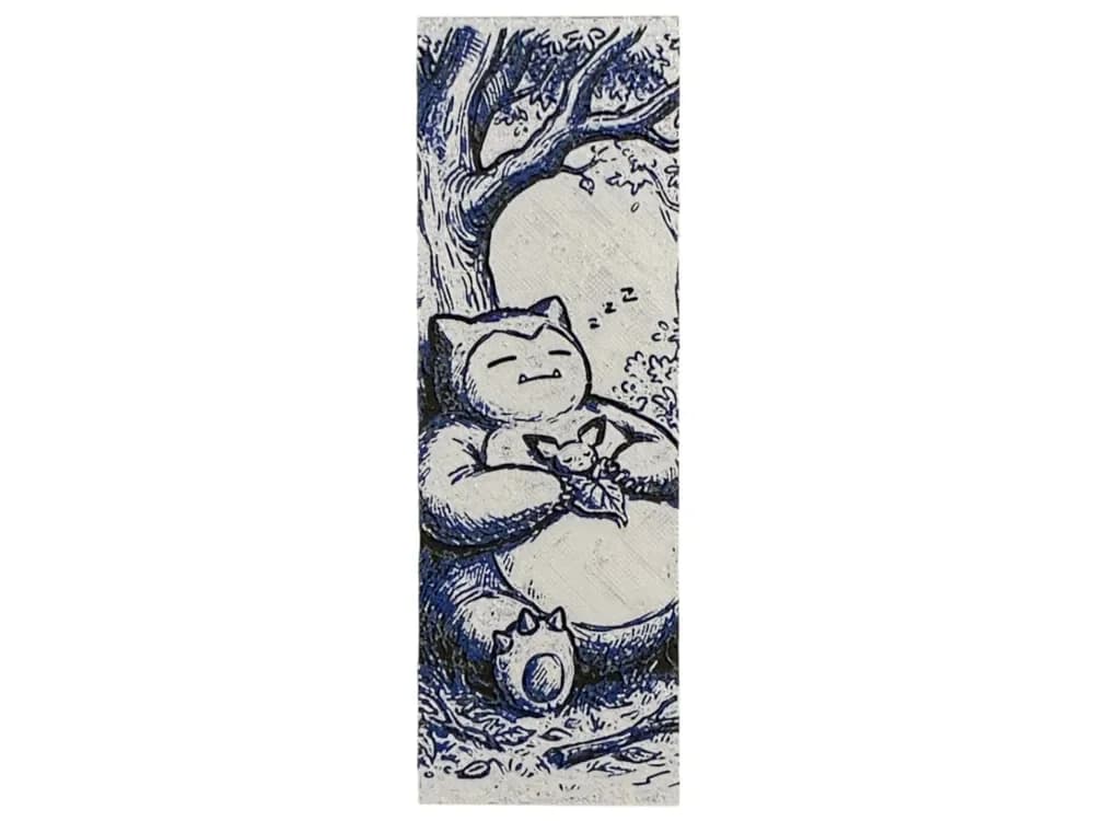 Sleeping Snorlax & Pichu Bookmark Sleeping Snorlax & Pichu Bookmark