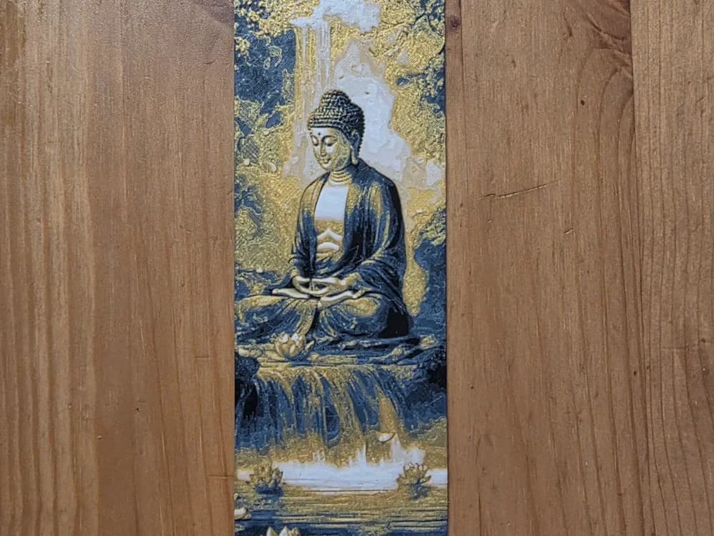 Buddha Bookmark by Morganja HueForge model: Buddha Bookmark by Morganja
