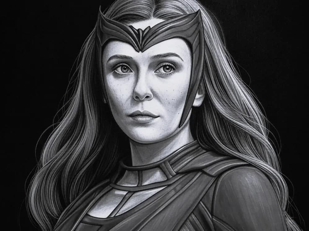 Scarlet Witch Hueforge ( Elizabeth Olsen ) by leshowpatate HueForge model: Scarlet Witch Hueforge ( Elizabeth Olsen ) by leshowpatate