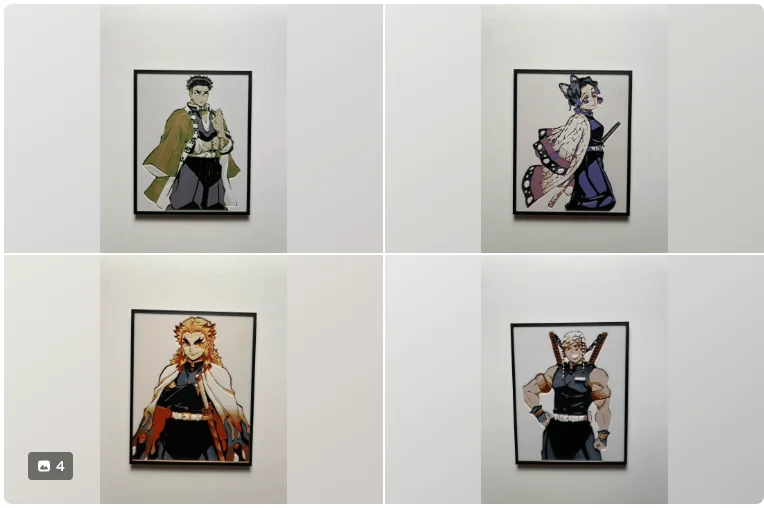 Demon Slayer - Hashira Minis by Cloudy Nostalgia HueForge model: Demon Slayer - Hashira Minis by Cloudy Nostalgia