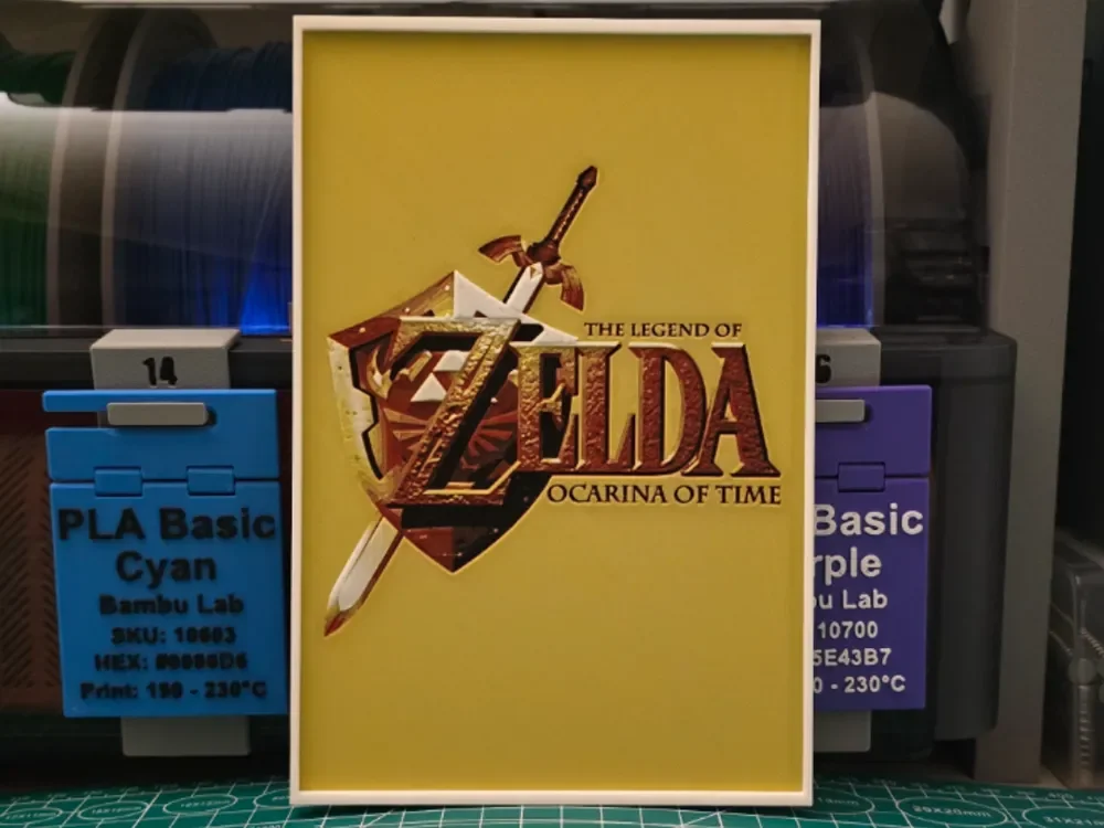 The Legend of Zelda: Ocarina of Time - Hueforge by Lumpy3D HueForge model: The Legend of Zelda: Ocarina of Time - Hueforge by Lumpy3D