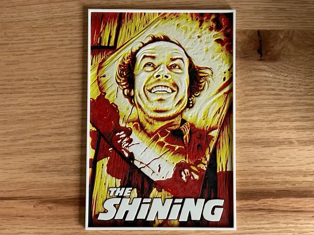 The Shining (1980) Hueforge Movie Poster The Shining (1980) Hueforge Movie Poster