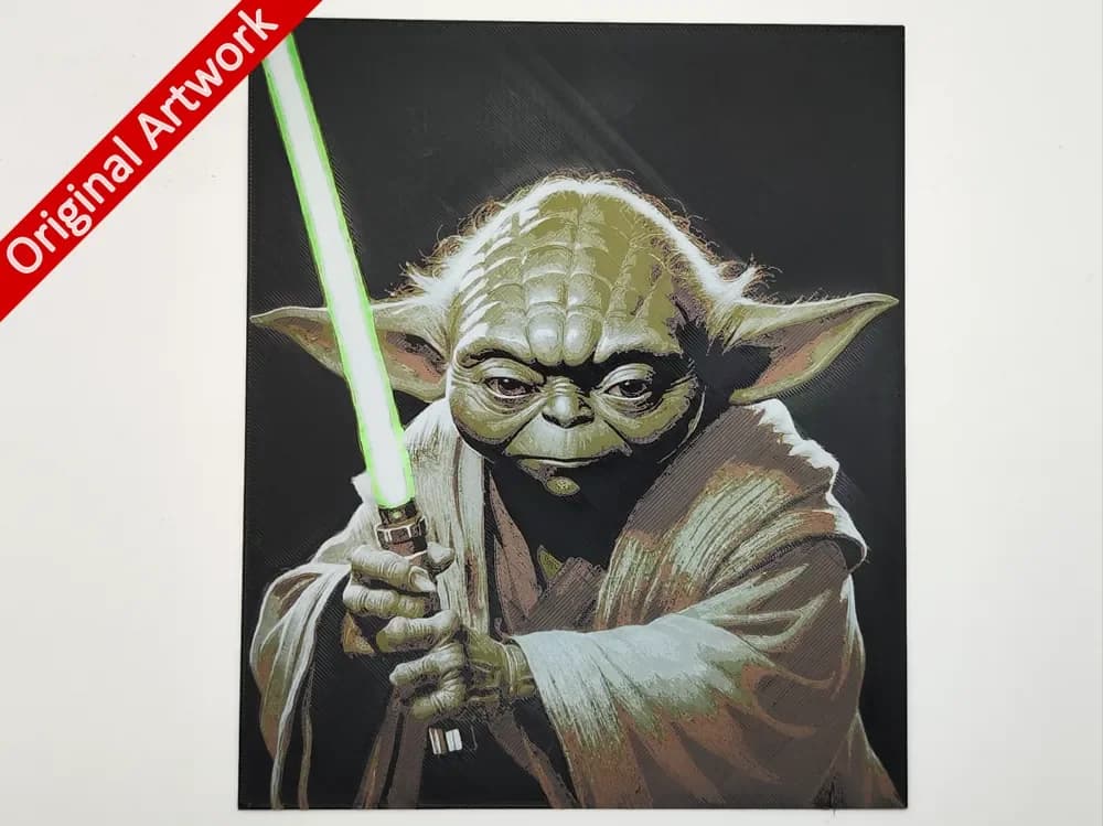 Yoda - hueforge by Altf4-Formation HueForge model: Yoda - hueforge by Altf4-Formation