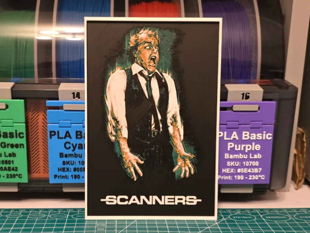Scanners Movie Poster - Hueforge Art