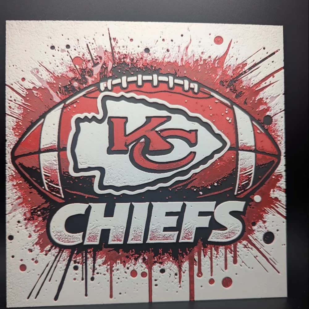 HueForge model: Chiefs Hueforge by the_bearded_jedi