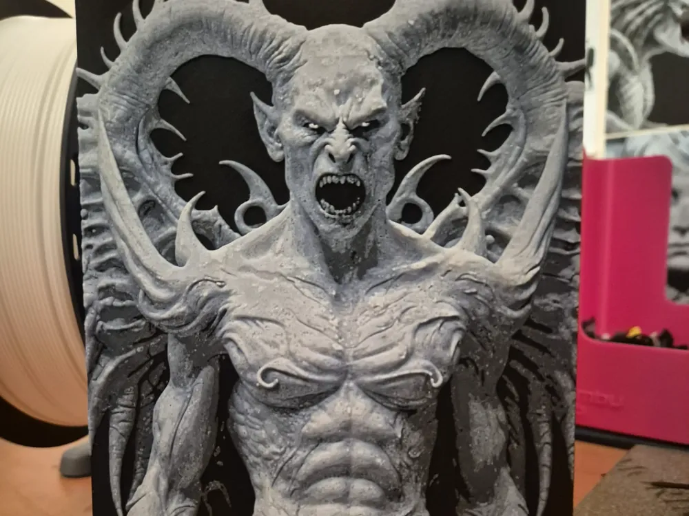 white demon hueforge by Buntsta HueForge model: white demon hueforge by Buntsta