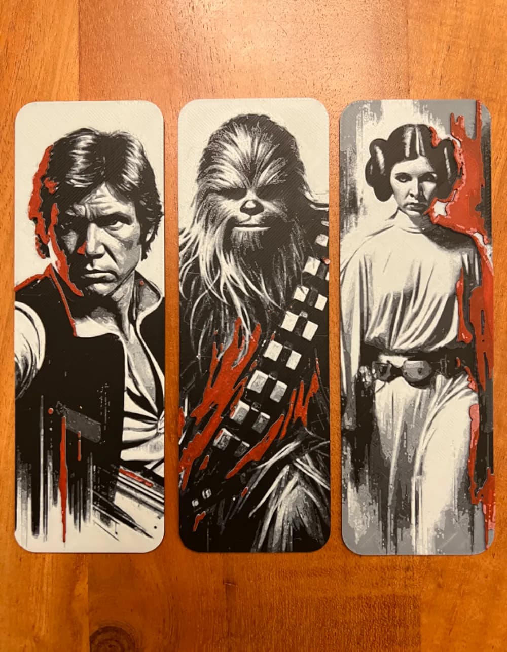 Star Wars Bookmarks by JustBe 3D Printing HueForge model: Star Wars Bookmarks by JustBe 3D Printing
