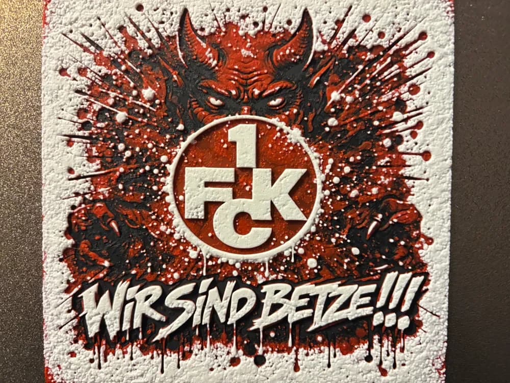1. FCK Kaiserslautern - We are Betze!!! Hueforge by Reeftank&more HueForge model: 1. FCK Kaiserslautern - We are Betze!!! Hueforge by Reeftank&more