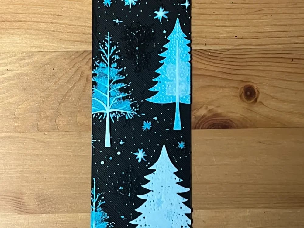 Christmas tree bookmark by Morganja HueForge model: Christmas tree bookmark by Morganja