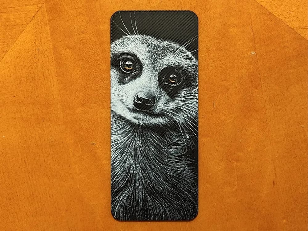 Meerkat Bookmark - Hueforge Meerkat Bookmark - Hueforge