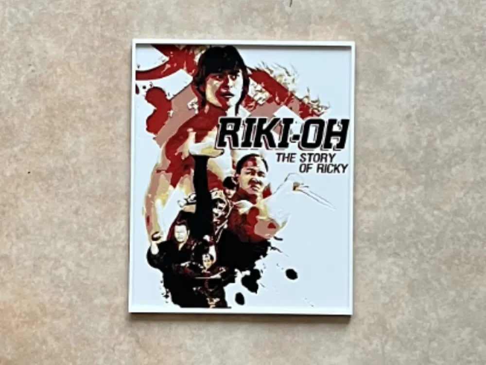 The Story of Ricky (Riki-Oh) Hueforge by Estiv HueForge model: The Story of Ricky (Riki-Oh) Hueforge by Estiv