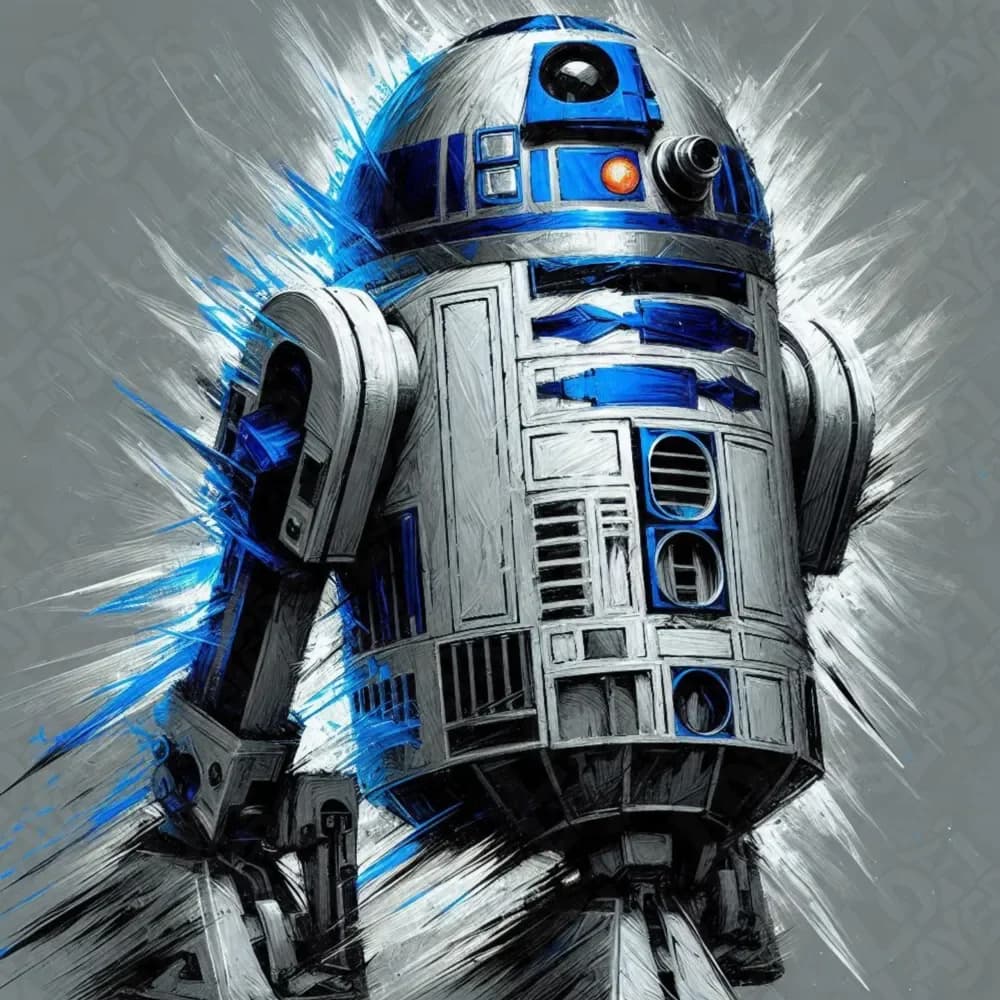 R2D2 Hueforge by LoFi Layers HueForge model: R2D2 Hueforge by LoFi Layers