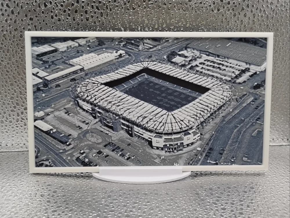 Derby County - Pride Park hueforge by Borishotch Industries HueForge model: Derby County - Pride Park hueforge by Borishotch Industries