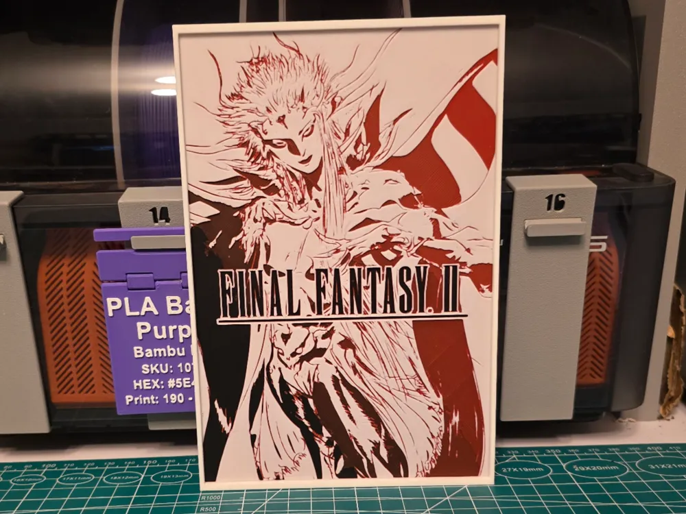 Final Fantasy II Game Poster - Hueforge Art Final Fantasy II Game Poster - Hueforge Art
