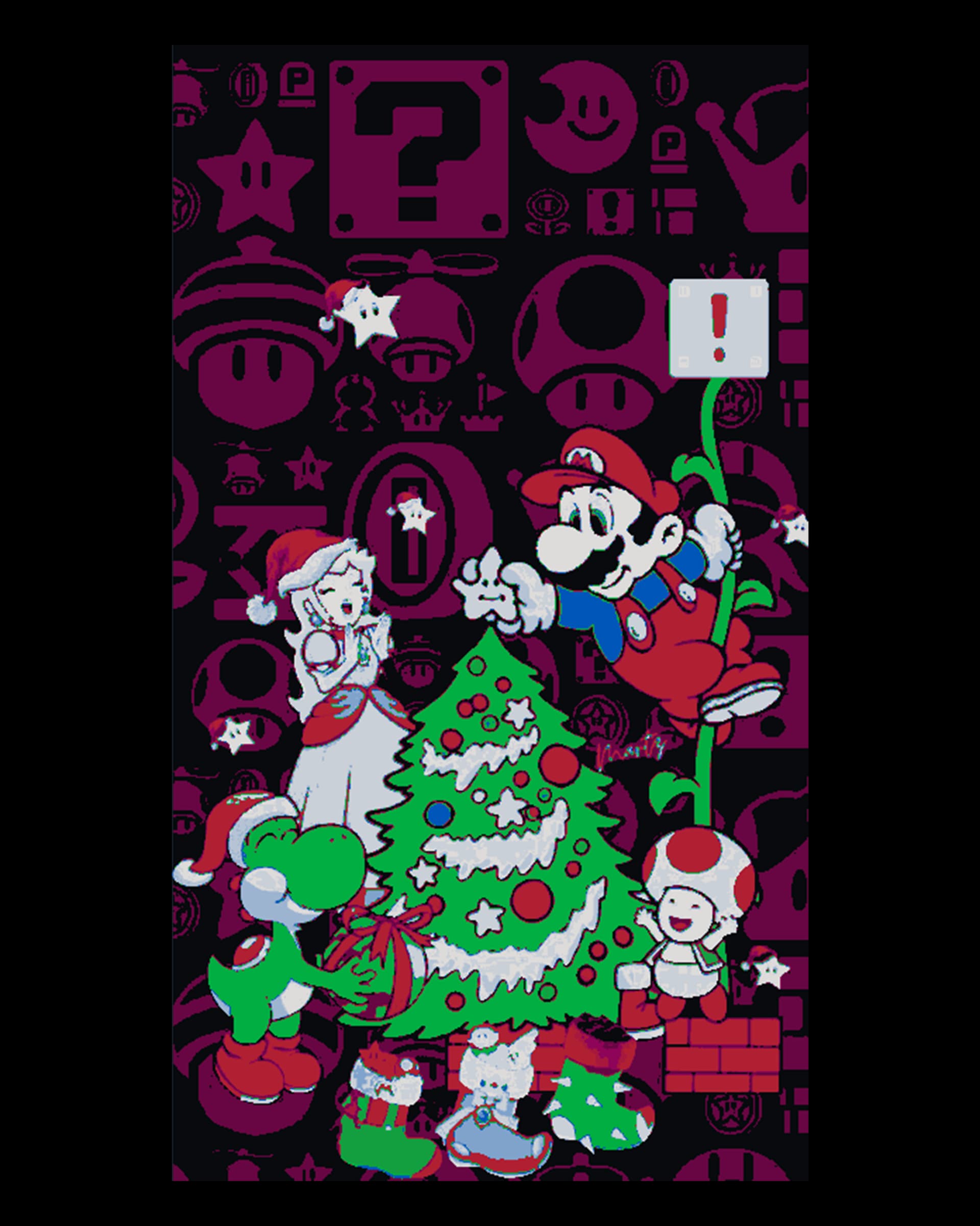 Christmas with Mario and Friends - Hueforge Fan Art Christmas with Mario and Friends - Hueforge Fan Art