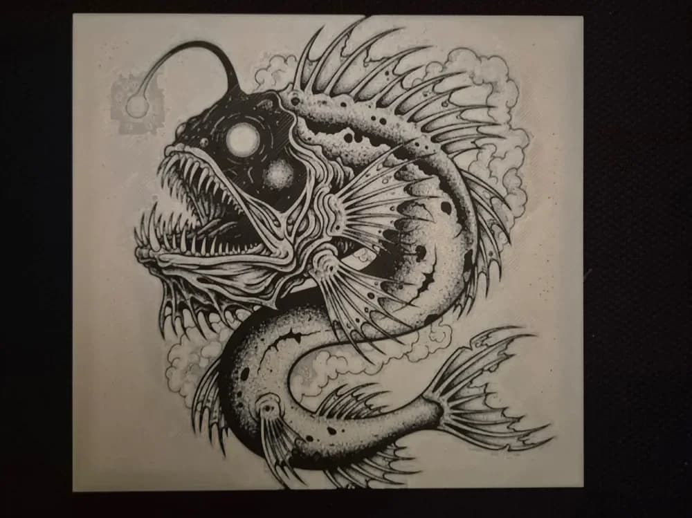weird fish hueforge by Buntsta HueForge model: weird fish hueforge by Buntsta