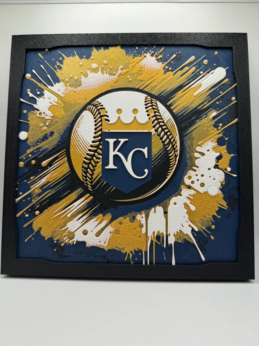 Kansas City Royals - MLB Hueforge by Canadian Gamer HueForge model: Kansas City Royals - MLB Hueforge by Canadian Gamer