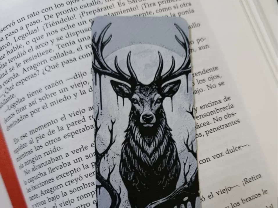 Gothic Deer Bookmark Gothic Deer Bookmark