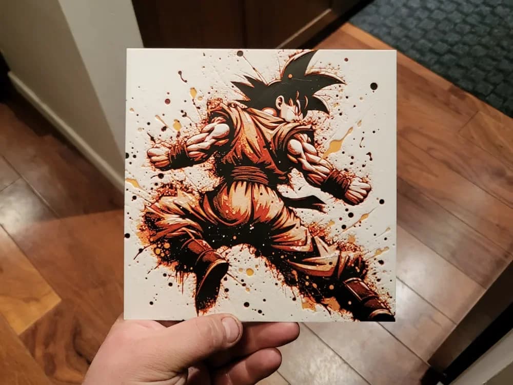 Graffiti Goku Hueforge Graffiti Goku Hueforge