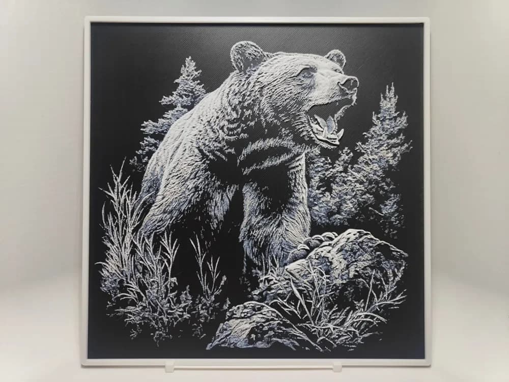 Bear - Hueforge by BeaN HueForge model: Bear - Hueforge by BeaN