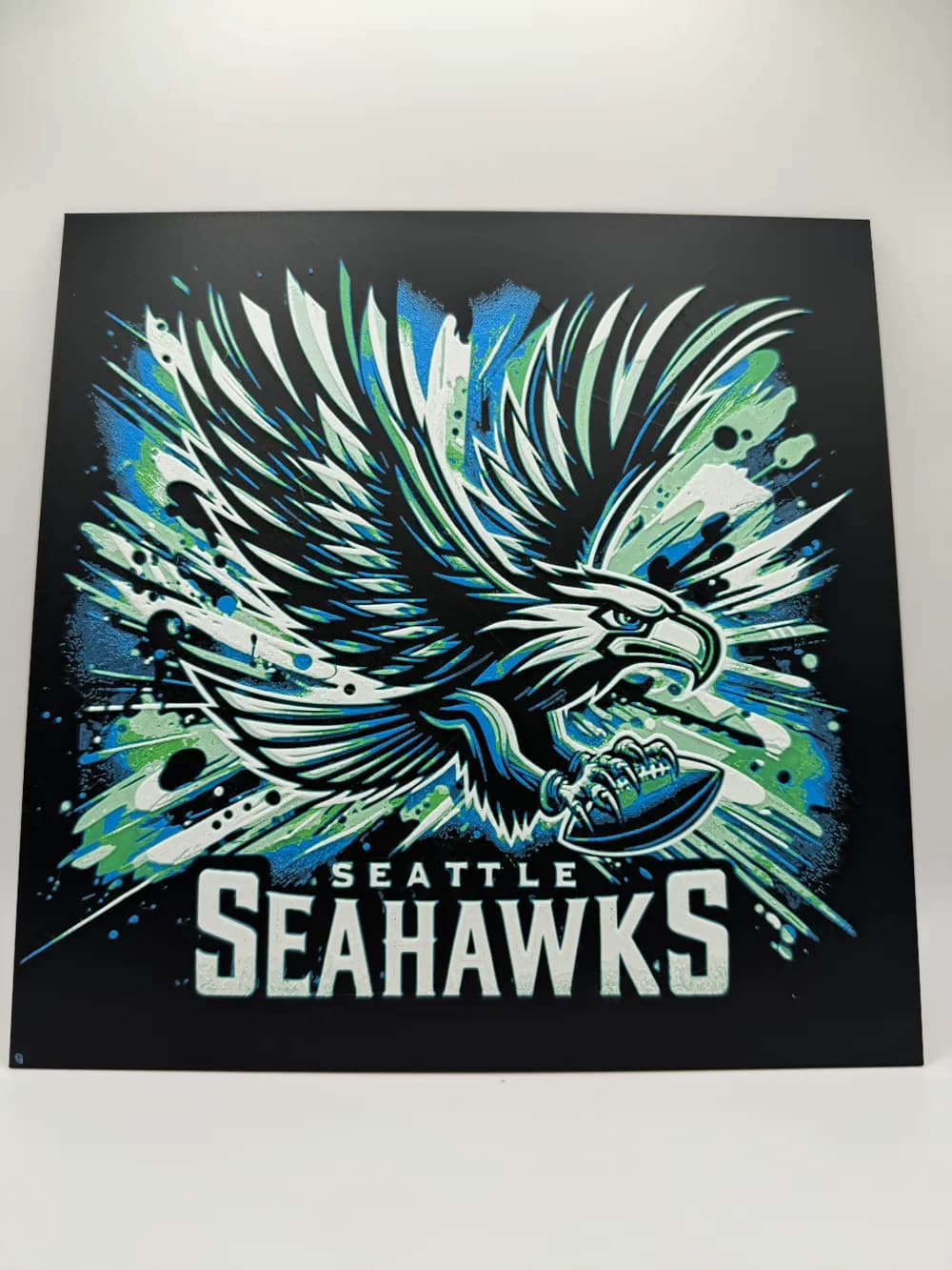 HueForge model: Seattle Seahawks - NFL Hueforge by Canadian Gamer