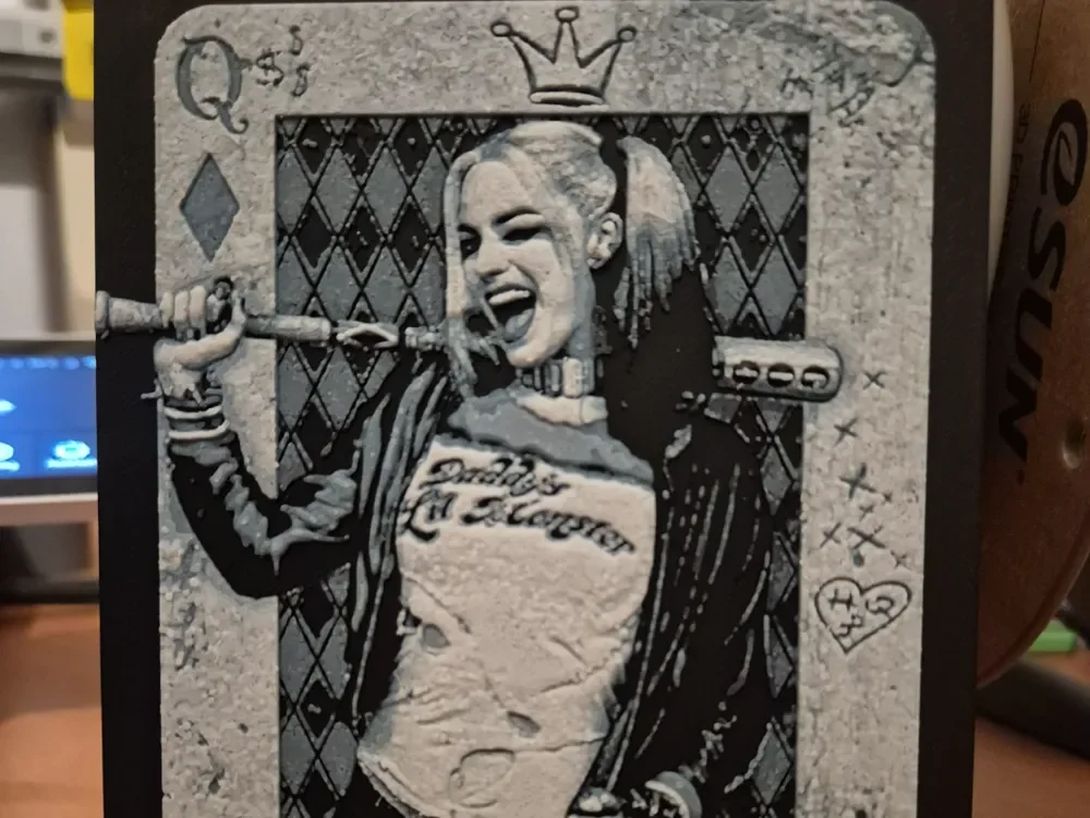 harley quinn playing card hueforge by Buntsta HueForge model: harley quinn playing card hueforge by Buntsta