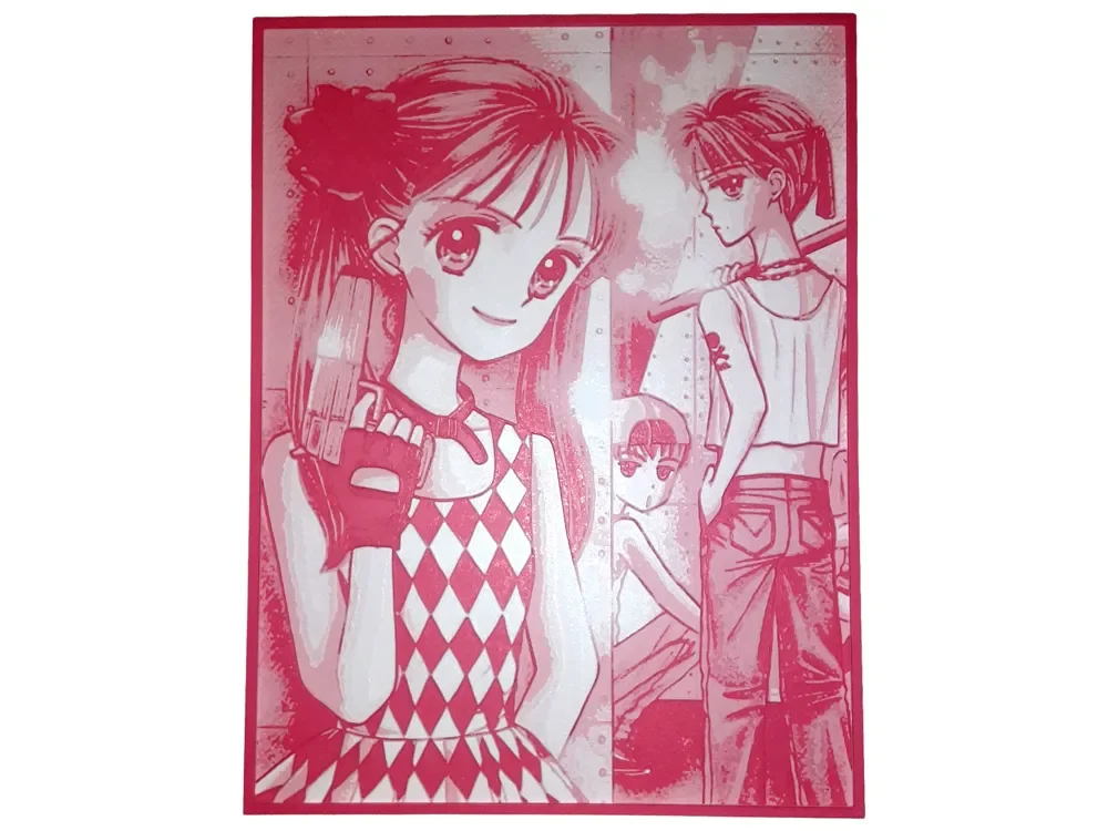 HueForge model: Kodocha Shojo Manga Hueforge Anime Sana Kurata by Elsie Moonshadow