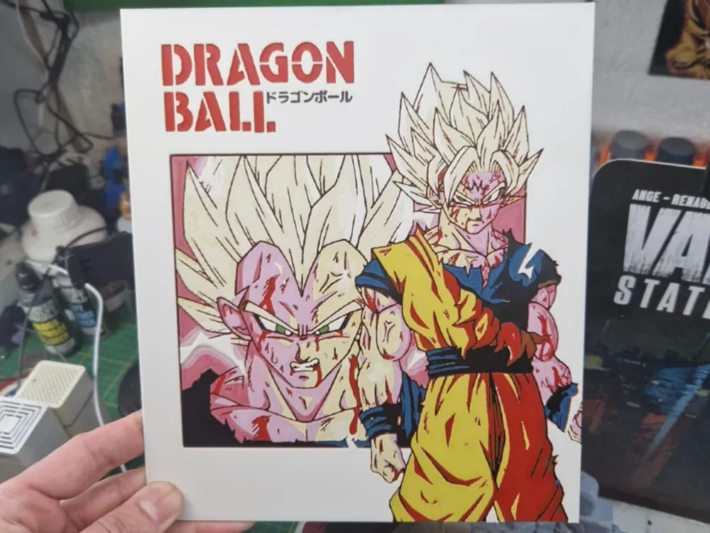Dragon Ball Z Hueforge — Majin Goku & Vegeta by Dakiren HueForge model: Dragon Ball Z Hueforge — Majin Goku & Vegeta by Dakiren