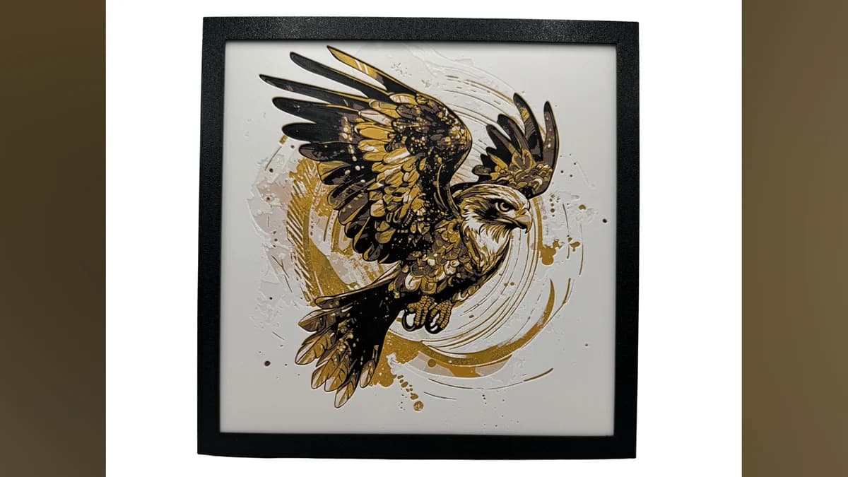 Welcome Pack - Falcon Hueforge by Canadian Gamer HueForge model: Welcome Pack - Falcon Hueforge by Canadian Gamer