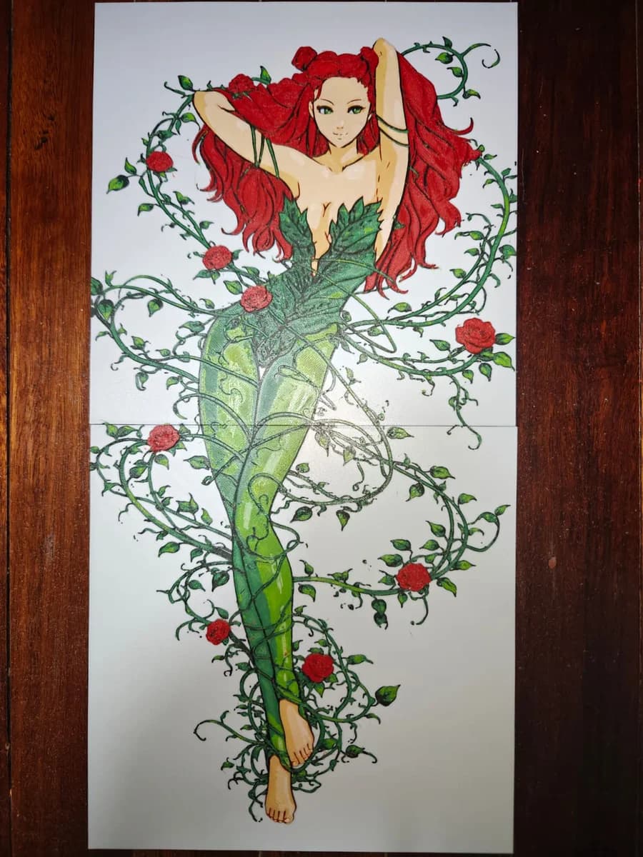 Poison Ivy Batman by TheHueforgeLady HueForge model: Poison Ivy Batman by TheHueforgeLady